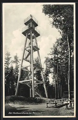 AK Reisiswil, Hochwachtturm, Gasthaus Hochwacht Fr. Kämpfer