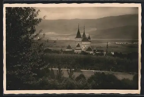 AK Bad Bojnice, Schloss und Umgebung