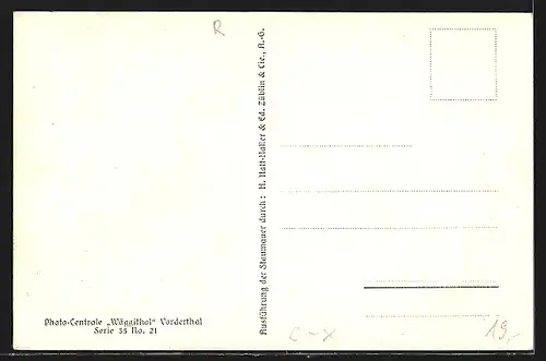 AK Wäggithal, Kraftwerk, Baugrube der Staumauer