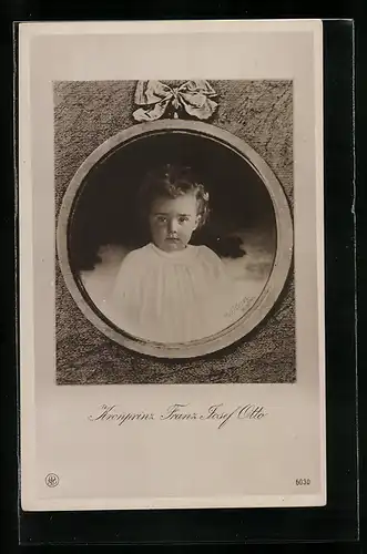 AK Portrait vom Kronprinz Otto von Österreich