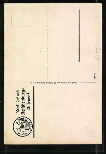 AK Stolberg /Rheinland, Zu jeder Zeit Ketschenburg - Pilsener