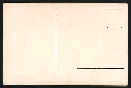 Foto-AK Jagdhund auf einer Wiese, Seitenportrait