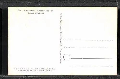 AK Ebersbach / Schwaben, Ortspanorama aus der Vogelschau