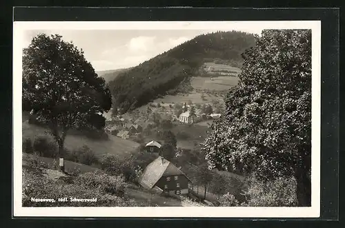AK Neuenweg (südl. Schwarzwald), Teilansicht vom Ort