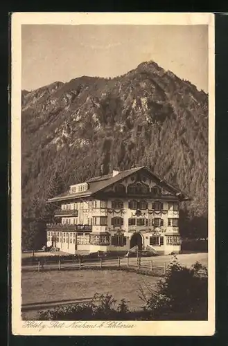 AK Neuhaus / Schliersee, Hotel zur Post am Berg