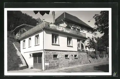 Foto-AK Bad Peterstal / Schwarzwald, Hotel-Fremdenheim Peter Räpple
