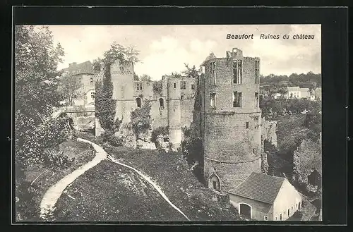 AK Beaufort, Ruines du château