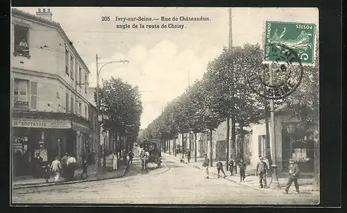 AK Ivry-sur-Seine, Rue de Châteaudun