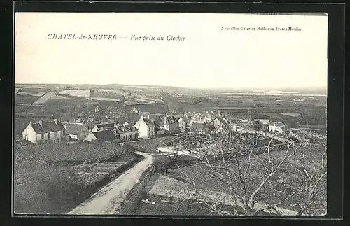 AK Chatel-de-Neuvre, Vue prise du Clocher