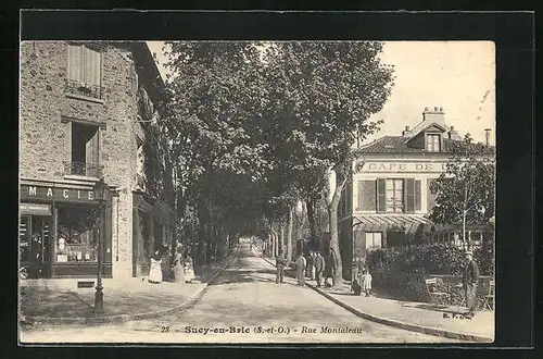 AK Sucy-en-Brie, Rue Montaleau