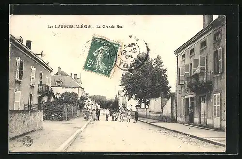 AK Venarey-les-Laumes, La Grande Rue