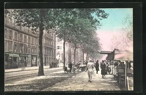 AK Neuilly-sur-Seine, Avenue de Neuilly