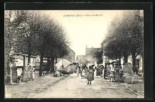 AK Verberie, Place du Marché