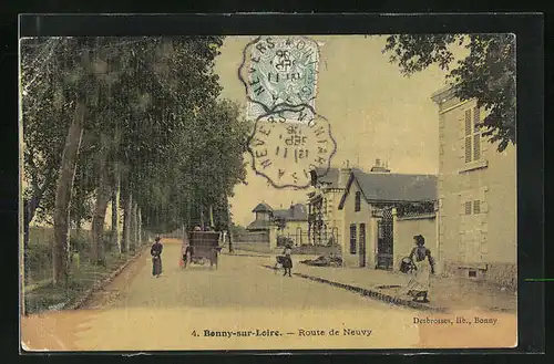 AK Bonny-sur-Loire, Route de Neuvy