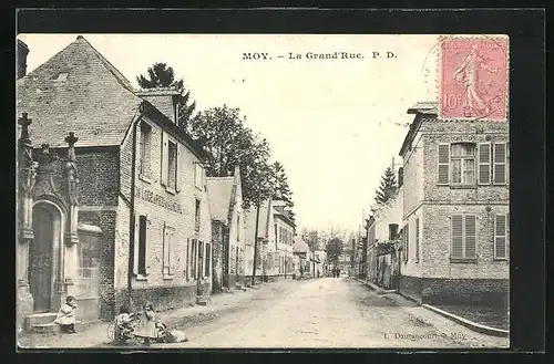 AK Moy, La Grande`Rue