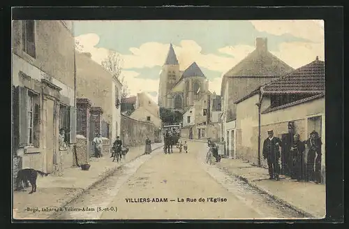 AK Villiers-Adam, La Rue de l`Eglise