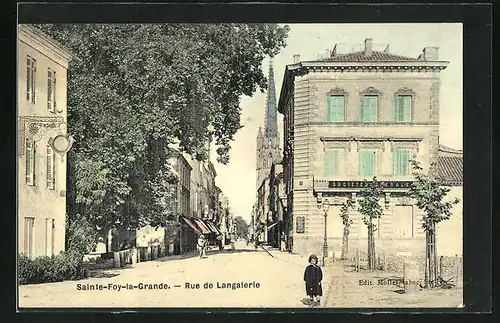 AK Sainte-Foy-la-Grande, Rue de Langalerie