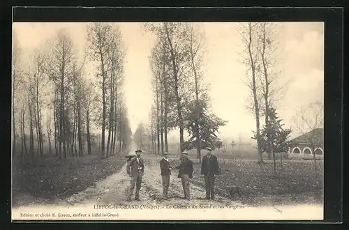 AK Liffol-le-Grand, Le Chemin du Stand et les Vergères