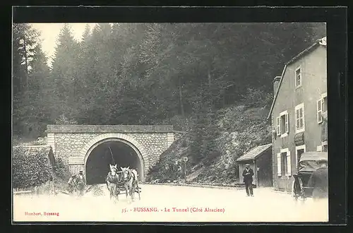 AK Bussang, Le Tunnel, Hotel am Tunneleingang