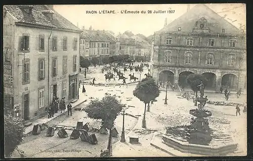 AK Ron-L`Étape, l`Émeute du 28 Julliet 1907