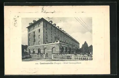 AK Contrexéville, Hotel Cosmopolitain