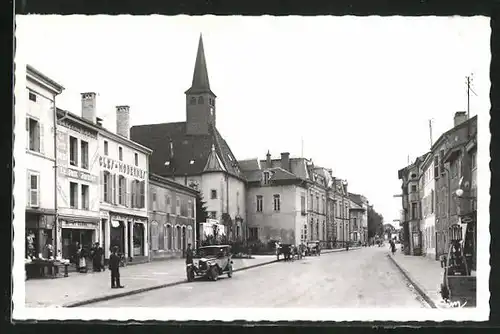 AK Rambervillers, Hopital et Rue Carnot