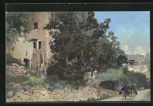 Künstler-AK Photochromie Serie 71 Nr. 1840: Landschaft in Südeuropa