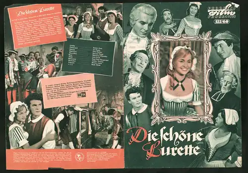 Filmprogramm PFP Nr. 122 /60, Die schöne Lurette, Evelym Cron, Jiri Papez