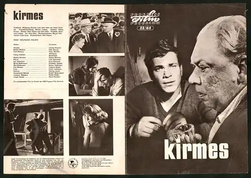 Filmprogramm PFP Nr. 25 /64, Kirmes, Juluette Mayniel, Götz George, Regie Wolfgang Staudte