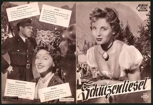 Filmprogramm DNF, Schützenliesel, Herta Staal, Helmutg Schneider