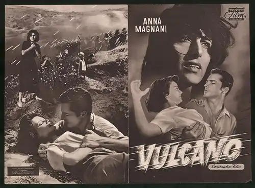 Filmprogramm DNF, Vulcano, Anna Magnani, Rossano Brazzi, Regie William Dieterle