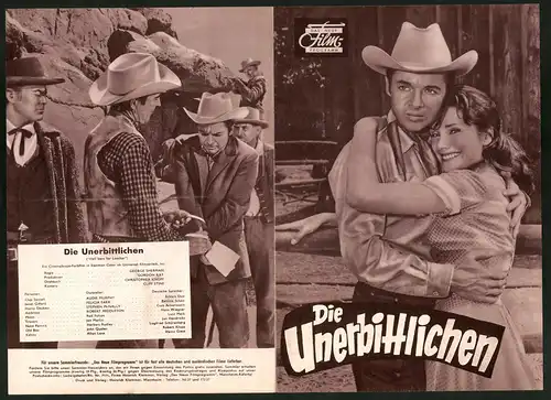 Filmprogramm DNF, Die Unerbittlichen, Audie Murphy, Felicia Farr, Regie George Sherman