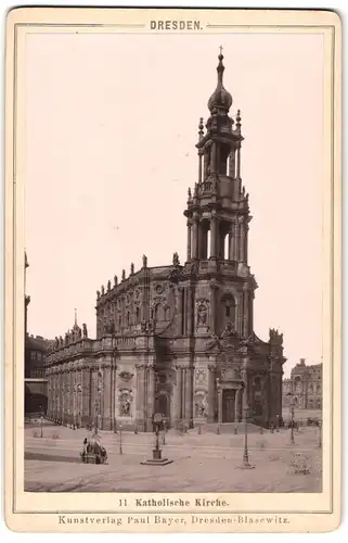 Fotografie Paul Bayer, Dresden-Blasewitz, Ansicht Dresden, Kathol. Kirche