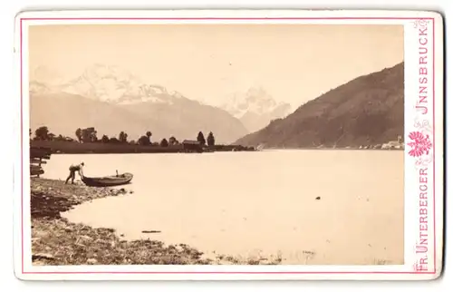 Fotografie Fr. Unterberger, Innsbruck, Ansicht Zell a/S, Blick gegen Kitzsteinhorn