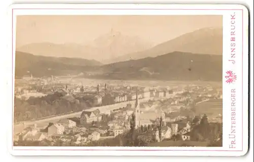 Fotografie Fr. Unterberger, Innsbruck, Ansicht Innsbruck, Panorama