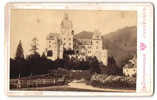 Fotografie Fr. Unterberger, Innsbruck, Ansicht Bruck / Pinzgau, Schloss Fischhorn