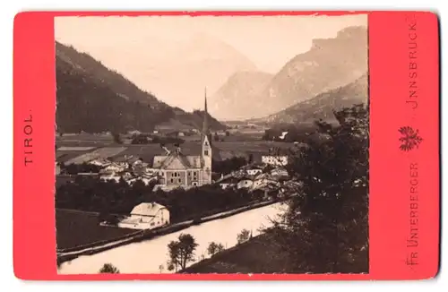 Fotografie Fr. Unterberger, Innsbruck, Ansicht Zell am Ziller, Panorama