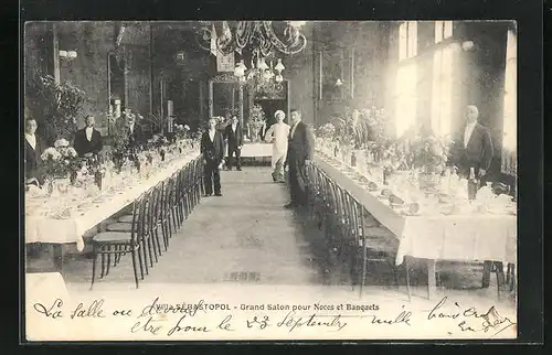 AK Paris, Villa Sébastopol, Grand Salon pour Noces et Banquets