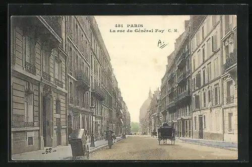 AK Paris, la rue du Général Foy