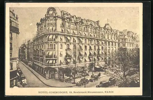 AK Paris, Hotel Commodore