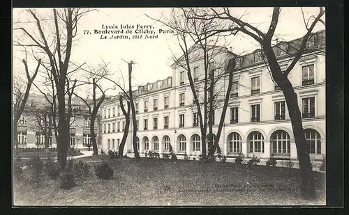 AK Paris, Lycée Jules Ferry, le Jardin