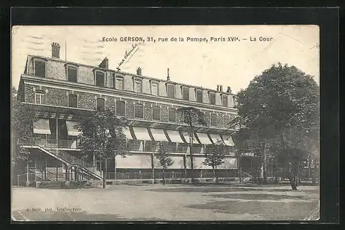 AK Paris, Ecole Gerson, 31 Rue de la Pompe