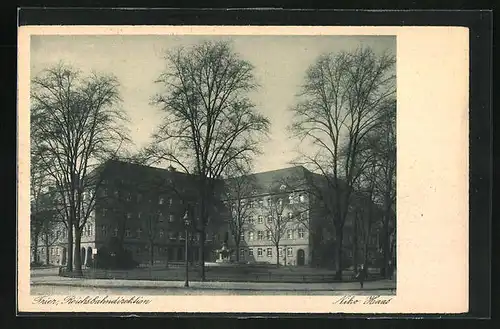 AK Trier, Blick zur Reichsbahndirektion