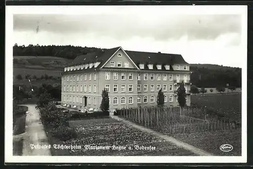 AK Hegne a. Bodensee, Privates Töchterheim Marianum Hegne