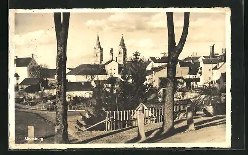 AK Moosburg, Blick zum Ort