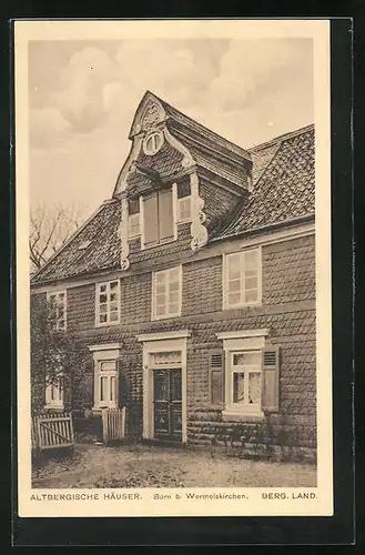 AK Born, Altbergisches Haus