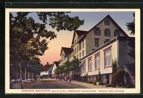 AK Ruhestein / Nördlicher Schwarzwald, Kurhaus Ruhestein
