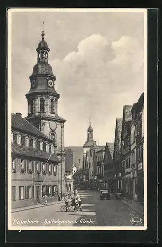 AK Kulmbach, Spitalgasse und Kirche