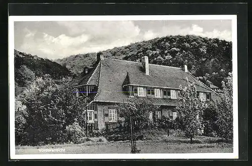 AK Zwingenberg / Bergstrasse, Erholungsheim Orbishöhe, Vorderansicht