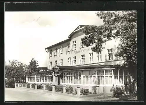 AK Thiessow /Rügen, Hotel Haus Ostsee